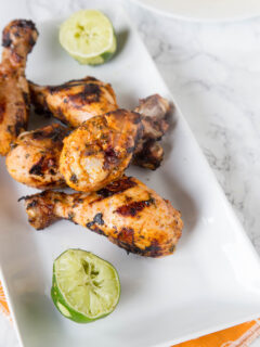 Grilled Chicken Drumsticks with Chili Lime Image