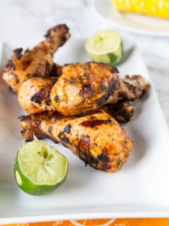 Grilled Chicken Drumsticks with Chili Lime Picture