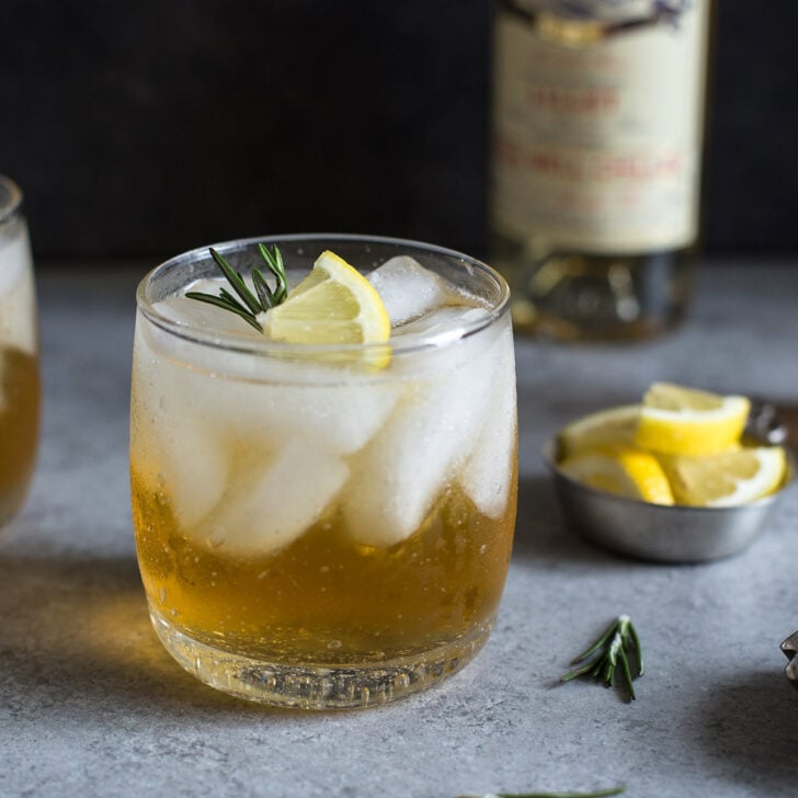 Lillet Spritzer with Honey and Rosemary Photo