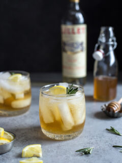 Lillet Spritzer with Honey and Rosemary Pic