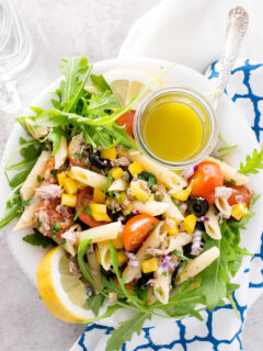 Mediterranean Tuna Pasta Salad Image