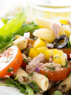 Mediterranean Tuna Pasta Salad Photo