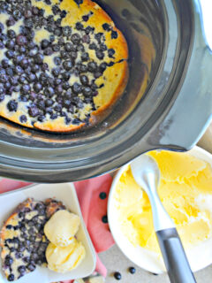 Slow Cooker Blueberry Cobbler Image