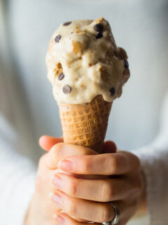Vegan Banana Ice Cream with Cookie Dough Photo