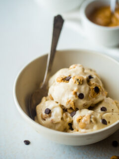 Vegan Banana Ice Cream with Cookie Dough Pic