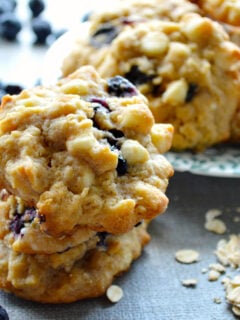 White Chocolate Blueberry Oat Cookies Photo
