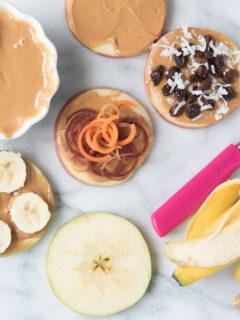 Apple Peanut Butter Sandwiches Photo