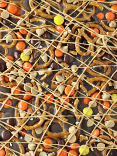 Chocolate Peanut Butter Pretzel Bark Image