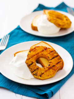 Grilled Pineapple with Mascarpone Whipped Cream Picture