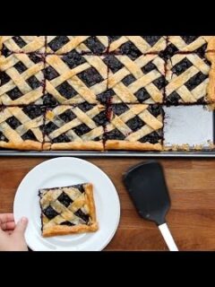 How to Bake a Blueberry Slab Pie