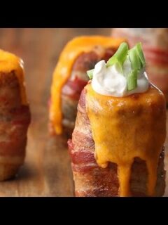 How to Make Grilled Cheesy Potato Volcanoes 