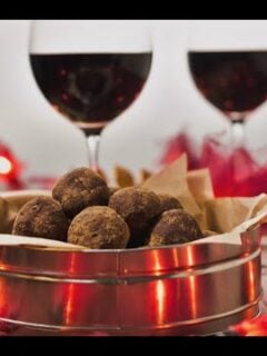How to Make Red Wine Chocolate Truffles
