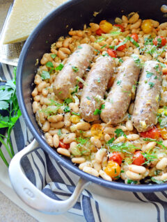 Italian Sausage and White Beans Skillet Picture