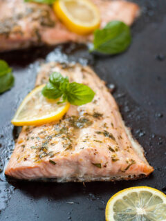 Lemon Basil Salmon Image