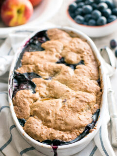 Oatmeal Cookie Blueberry Peach Cobbler Picture