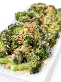 Roasted Broccoli with Buttery Bread Crumbs Pic