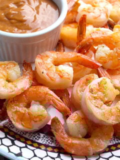 Sautéed Garlic Shrimp with Homemade Cocktail Sauce Photo