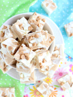 White Chocolate Peanut Butter Cup Fudge Picture