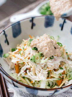 Asian Chicken Salad with Sesame Dressing Image