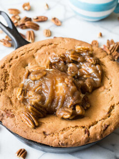 Butter Pecan Skillet Cookie Picture