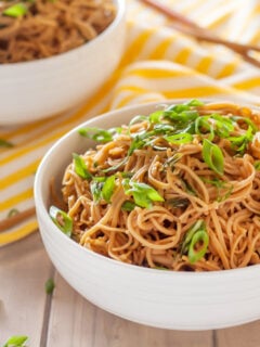 Gluten Free Sticky Garlic Noodles Photo