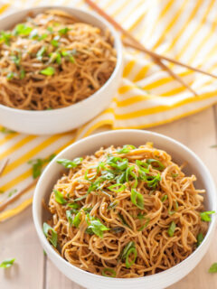 Gluten Free Sticky Garlic Noodles Pic