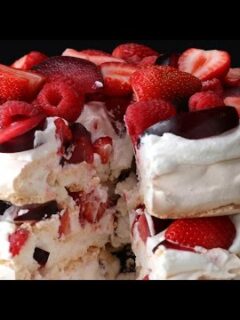 How to Bake Heavenly Berries and Cream Cloud Cake
