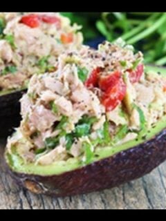 How to Make Healthy Tuna Stuffed Avocado