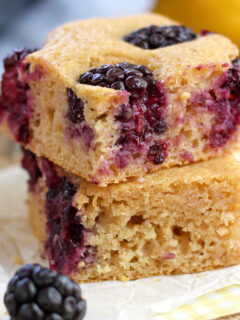 Lemon Blackberry Baked Pancake Image