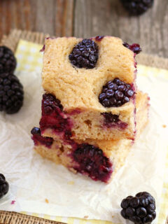 Lemon Blackberry Baked Pancake Photo