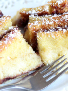 Peanut Butter and Jelly Bread Pudding Image