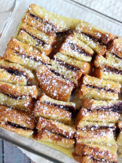 Peanut Butter and Jelly Bread Pudding Pic