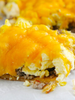 Sausage, Egg and Cheese Breakfast Tart Image