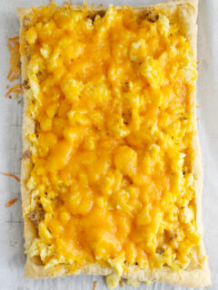 Sausage, Egg and Cheese Breakfast Tart Picture