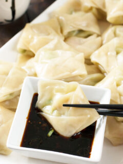 Steamed Shrimp Avocado Wontons Picture
