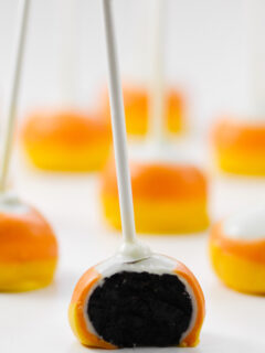 Candy Corn Oreo Pops Picture