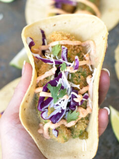 Fried Avocado Tacos Pic