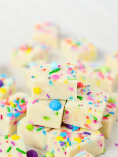 Gluten Free Cake Batter Fudge Picture