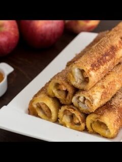 How to Make Apple French Toast Roll-Ups