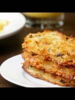 How to Make Cheesy Baked Hash Brown Patties 