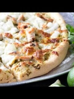 How to Make Cilantro Lime Chicken Pizza 