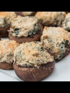 How to Make Creamy Spinach-Stuffed Mushrooms
