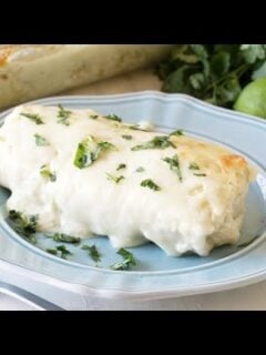 How to Make Green Chile Cream Cheese Chicken Enchiladas 