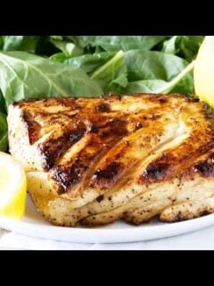 How to Make Grilled Halibut with Honey and Lemon 