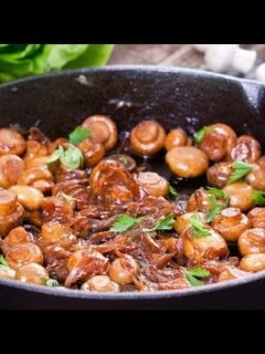 How to Make Sautéed Mushrooms with Caramelized Onion 