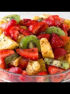 How to Make the Best Fruit Salad with Lemon Poppy Seed Dressing