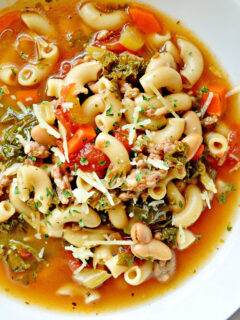 Kale, White Bean and Sausage Soup Photo