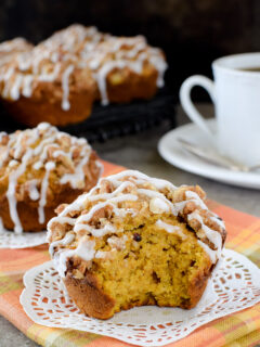 Pumpkin Banana Streusel Muffins Image