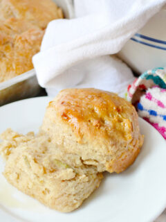 Apple Biscuits with Honey Butter Glaze Image