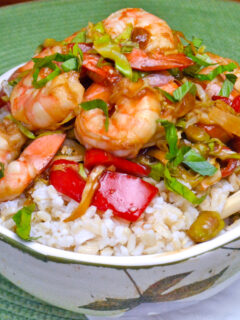 Asian Shrimp Rice Bowls Pic